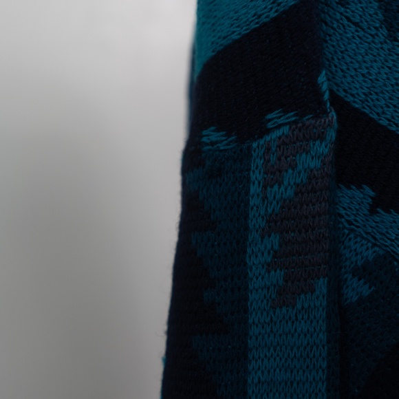 Pendleton Blue Wool Long Sleeve L Sweater - Picture 7 of 8